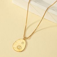 Ig Style Cute Devil's Eye Alloy Plating 14k Gold Plated Women's Pendant Necklace main image 1