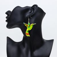1 Pair Casual Elegant Bird Arylic Drop Earrings main image 3