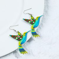 1 Pair Casual Elegant Bird Arylic Drop Earrings sku image 3