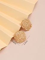 Wholesale Jewelry Elegant Streetwear Round Alloy Ear Studs main image 2