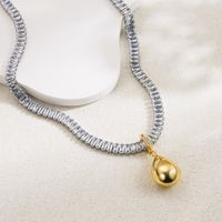 Elegant Vintage-stil Einfacher Stil Herzform Kupfer 18 Karat Vergoldet Zirkon Halskette Mit Anhänger In Masse main image 5