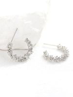 1 Pair Simple Style C Shape Alloy Ear Studs main image 4