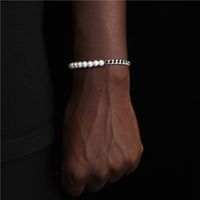 Wholesale Simple Style Solid Color Stainless Steel Bracelets main image 5