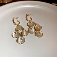 Fashion Alloy Diamond-studded Geometric Earrings Long Tassel Flower Earrings sku image 38