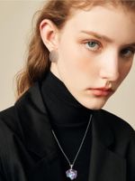 Einfacher Stil Farbblock Strasssteine Legierung Großhandel Halskette Mit Anhänger main image 7
