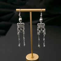 1 Pair Classic Style Solid Color Plating Alloy Gold Plated Drop Earrings main image 5