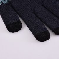 Frau Einfacher Stil Farbblock Handschuhe 1 Paar main image 3