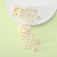 Wholesale Jewelry Elegant Flower Zinc Alloy Drop Earrings sku image 3