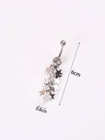 Ig Style Sexy Cool Style Star Stainless Steel Belly Ring main image 1