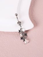 Ig Style Sexy Cool Style Star Stainless Steel Belly Ring main image 3