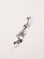 Ig Style Sexy Cool Style Star Stainless Steel Belly Ring main image 2