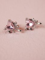 Wholesale Jewelry Ig Style Fairy Style Heart Shape Zinc Alloy Ear Cuffs sku image 1