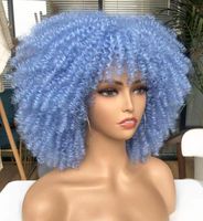 Women's Hip-hop Street High Temperature Wire Bangs Short Curly Hair Wigs sku image 3