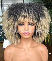 Women's Hip-hop Street High Temperature Wire Bangs Short Curly Hair Wigs sku image 13