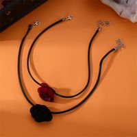 Sweet Solid Color Cloth Three-dimensional Halloween Women's Necklace main image 5