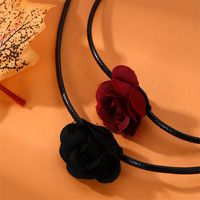 Sweet Solid Color Cloth Three-dimensional Halloween Women's Necklace main image 4
