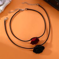 Sweet Solid Color Cloth Three-dimensional Halloween Women's Necklace main image 1