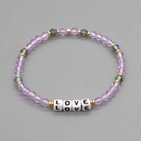 Bohemian Letter Artificial Crystal Handmade Women's Bracelets sku image 7