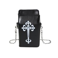Women's All Seasons Pu Leather Cartoon Letter Streetwear Square Magnetic Buckle Square Bag sku image 5