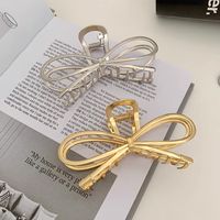 Women's Sweet Bow Knot Metal Plating Hair Claws main image 3