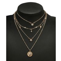 Ig Style Star Rhinestones Pearl Alloy Wholesale Layered Necklaces main image 4