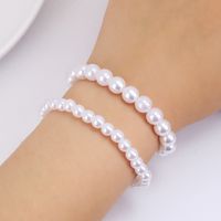 Vacation Solid Color Imitation Pearl Wholesale Bracelets main image 1