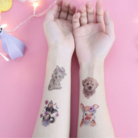 Animal Paper Tattoos & Body Art 1 Piece main image 3