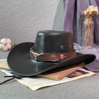 Unisex Ethnic Style Cowboy Style Solid Color Big Eaves Sun Hat sku image 6