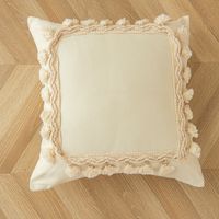 Elegant Solid Color Cotton Polyester Pillow Cases sku image 5