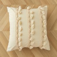 Elegant Solid Color Cotton Polyester Pillow Cases sku image 6