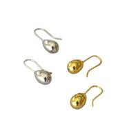 1 Pair Simple Style Water Droplets Plating Copper Earrings main image 3