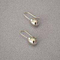 1 Pair Simple Style Water Droplets Plating Copper Earrings main image 4