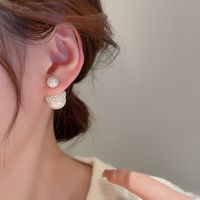 Wholesale Jewelry Elegant Sweet Round Solid Color Alloy Drop Earrings main image 4