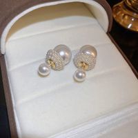 Wholesale Jewelry Elegant Sweet Round Solid Color Alloy Drop Earrings main image 9