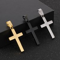 Luxurious Cross Stainless Steel 18K Gold Plated Unisex Charms main image 3