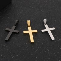Luxurious Cross Stainless Steel 18K Gold Plated Unisex Charms main image 4