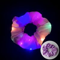 Novelty Solid Color Artificial Crystal Luminous Hair Tie 1 Piece sku image 12