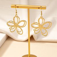 Wholesale Jewelry Vintage Style Flower Alloy Plating Ear Hook main image 3
