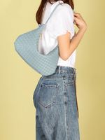 Women's Large All Seasons Pu Leather Solid Color Streetwear Dumpling Shape Zipper Underarm Bag main image 1