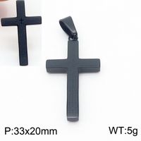 Luxurious Cross Stainless Steel 18K Gold Plated Unisex Charms sku image 4