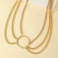 Simple Style Solid Color Alloy Chain Women's Waist Chain main image 5