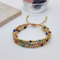 Retro Round Metal Knitting Women's Bracelets sku image 1