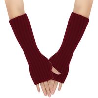 Women's Modern Style Solid Color Gloves 1 Pair sku image 18