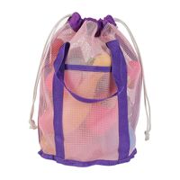 Casual Solid Color Nylon + Mesh Storage Bag sku image 27