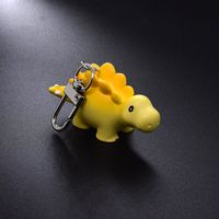 نمط الرسوم المتحركة جذاب حيوان ديناصور سبيكة مادة صمغية قلادة حقيبة سلسلة مفاتيح sku image 1