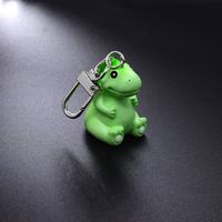 Cartoon Style Cute Animal Dinosaur Alloy Resin Bag Pendant Keychain main image 5