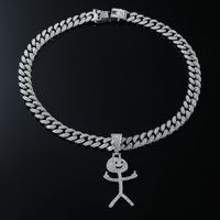 Hip-hop Cartoon Character Alloy Men's Pendant Necklace main image 4