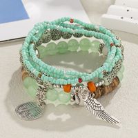 Ethnic Style Wings Beaded Plating Women's Bracelets 1 Piece sku image 3
