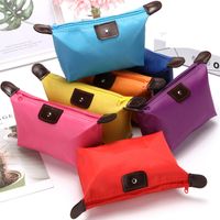 Women's All Seasons Nylon Solid Color Elegant Dumpling Shape Zipper Cosmetic Bag main image 1