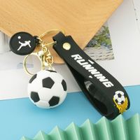 Fashion Letter Football Pvc Unisex Bag Pendant Keychain 1 Piece sku image 6